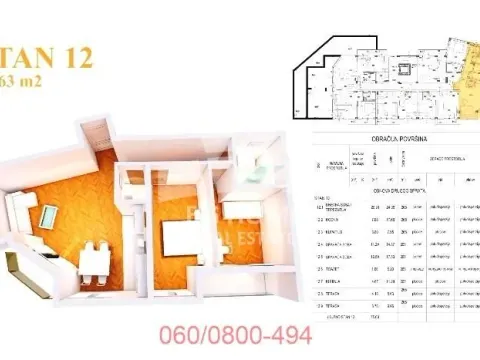 Prodaja, trosoban stan, 76m², Vojvode Vlahovica, Beograd