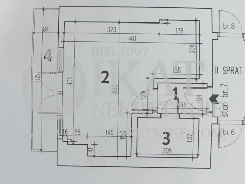 Prodaja, jednosoban stan, 24m², Senjak, Beograd - image 4