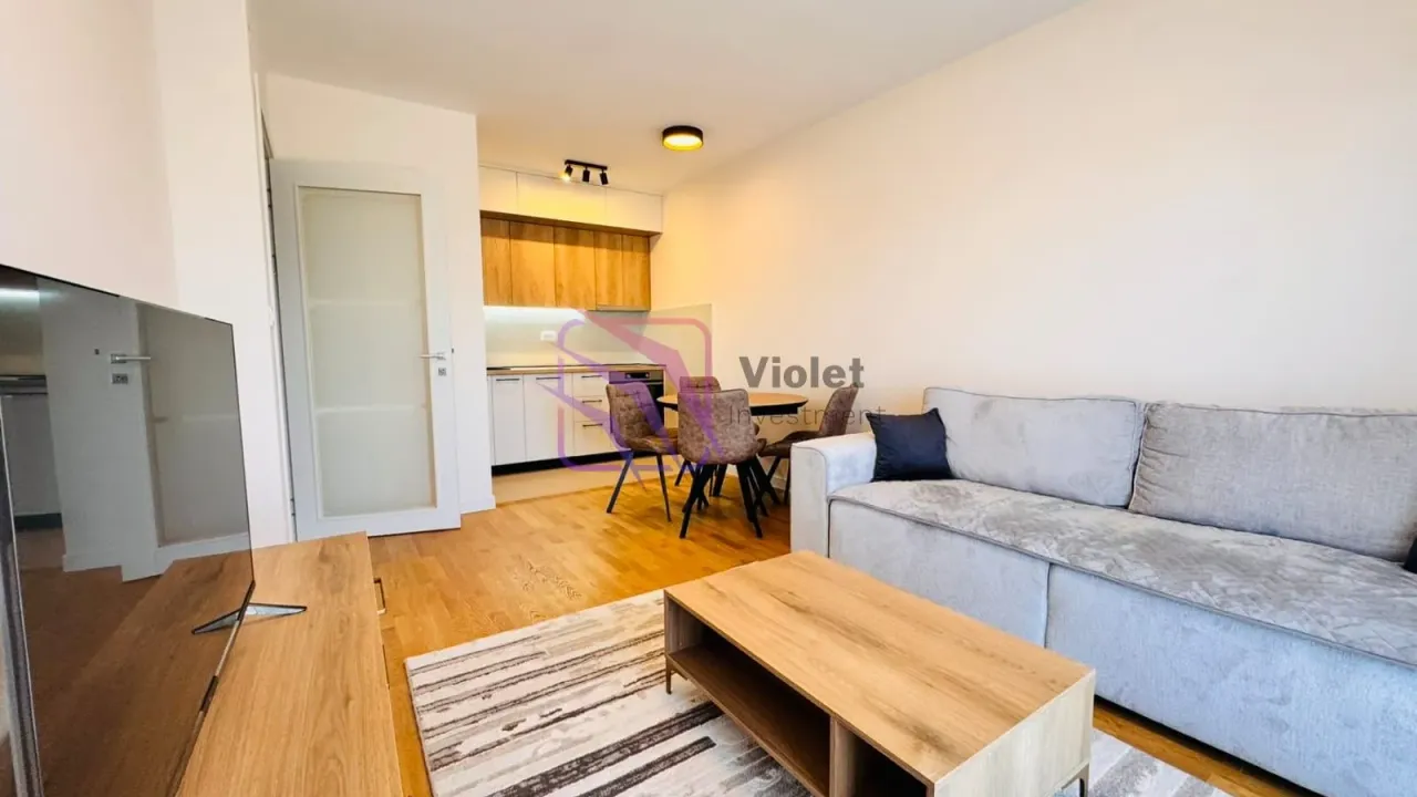 Rent, one bedroom apartment, 42m², Pobrežje, Podgorica