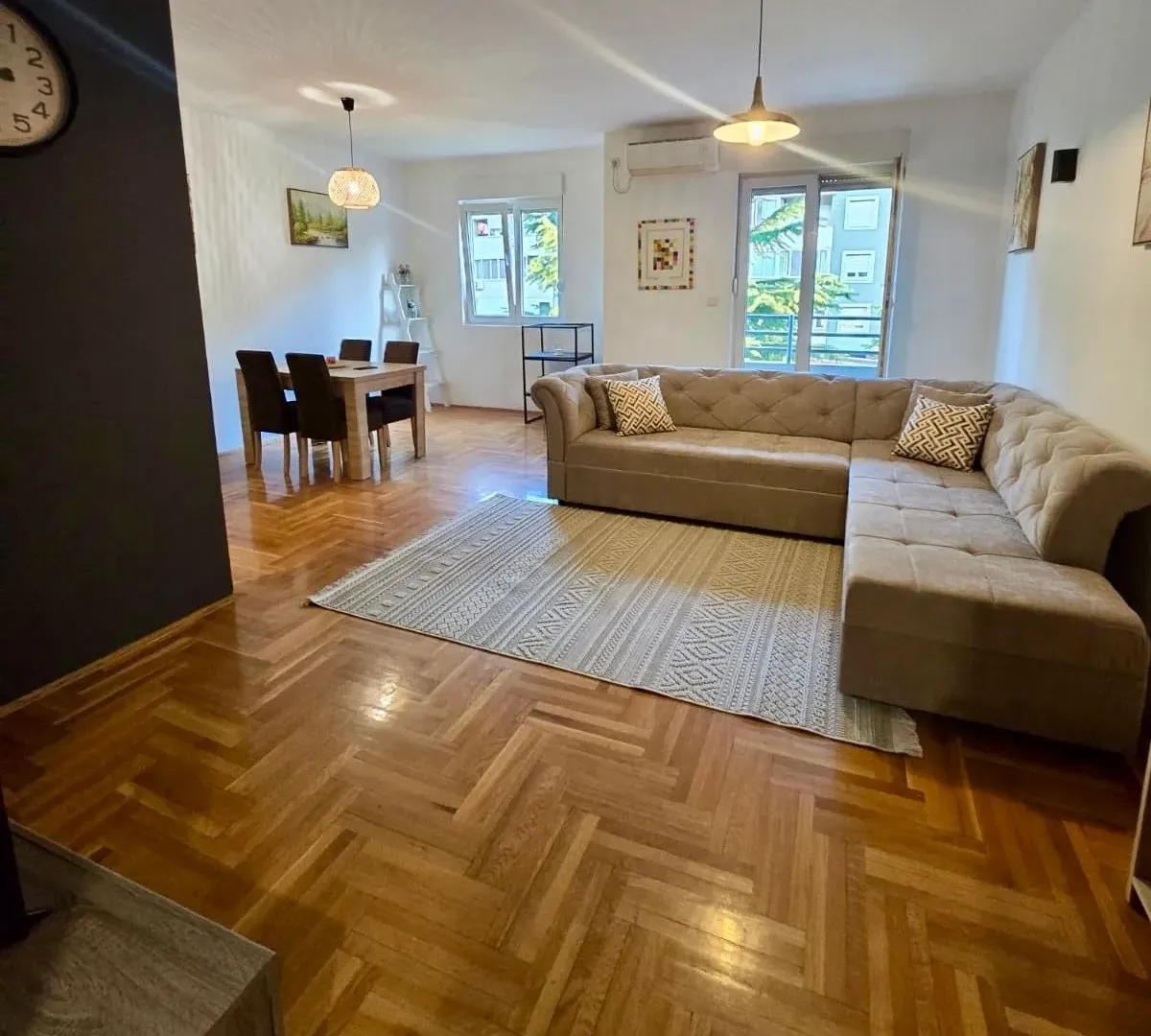 Rent, two bedroom apartment, 81m², Stari Aerodrom, Podgorica