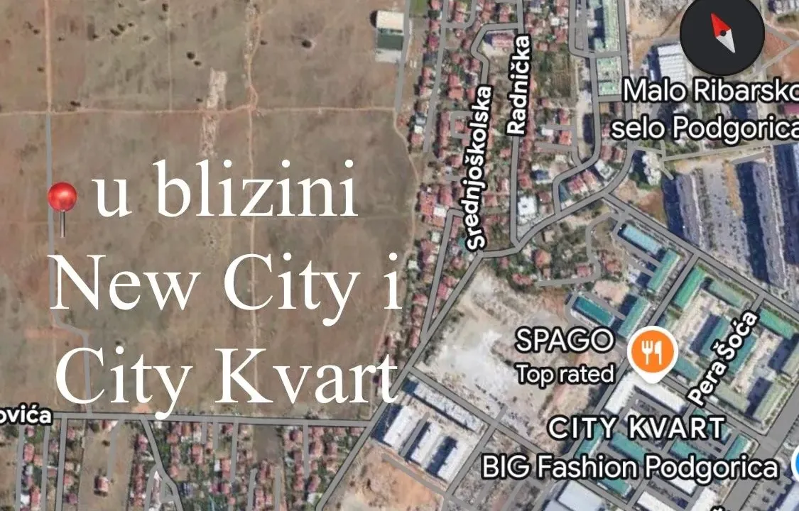 Sale, land lot, 500m², Sadine, Podgorica