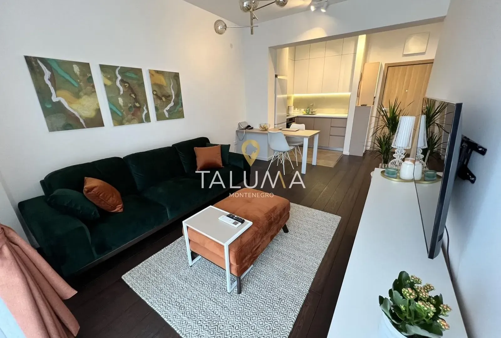 Izdavanje, jednosoban stan, 48m², Momišići, Podgorica