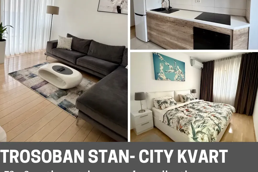 Prodaja, trosoban stan, 72m², City Kvart, Podgorica