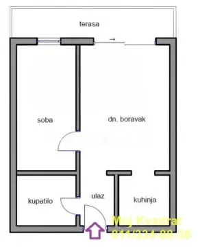 Prodaja, jednosoban stan, 46m², Voždovac Sve Podlokacije, Beograd - image 6