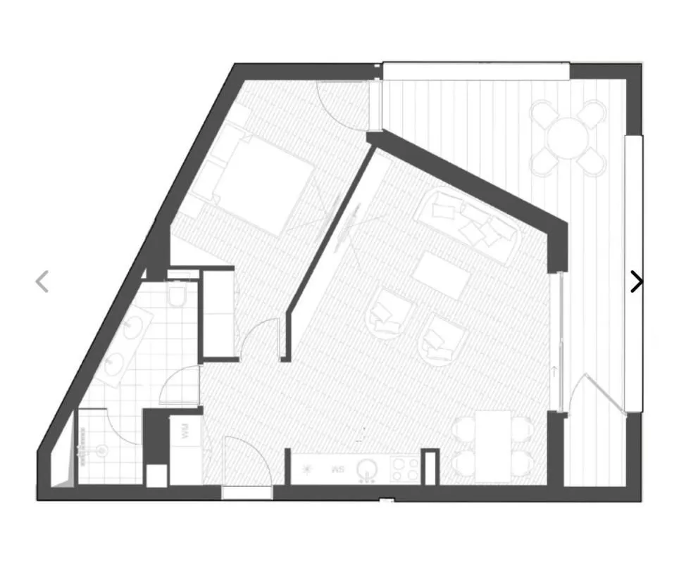 Sale, one bedroom apartment, 67m², Bečići, Budva