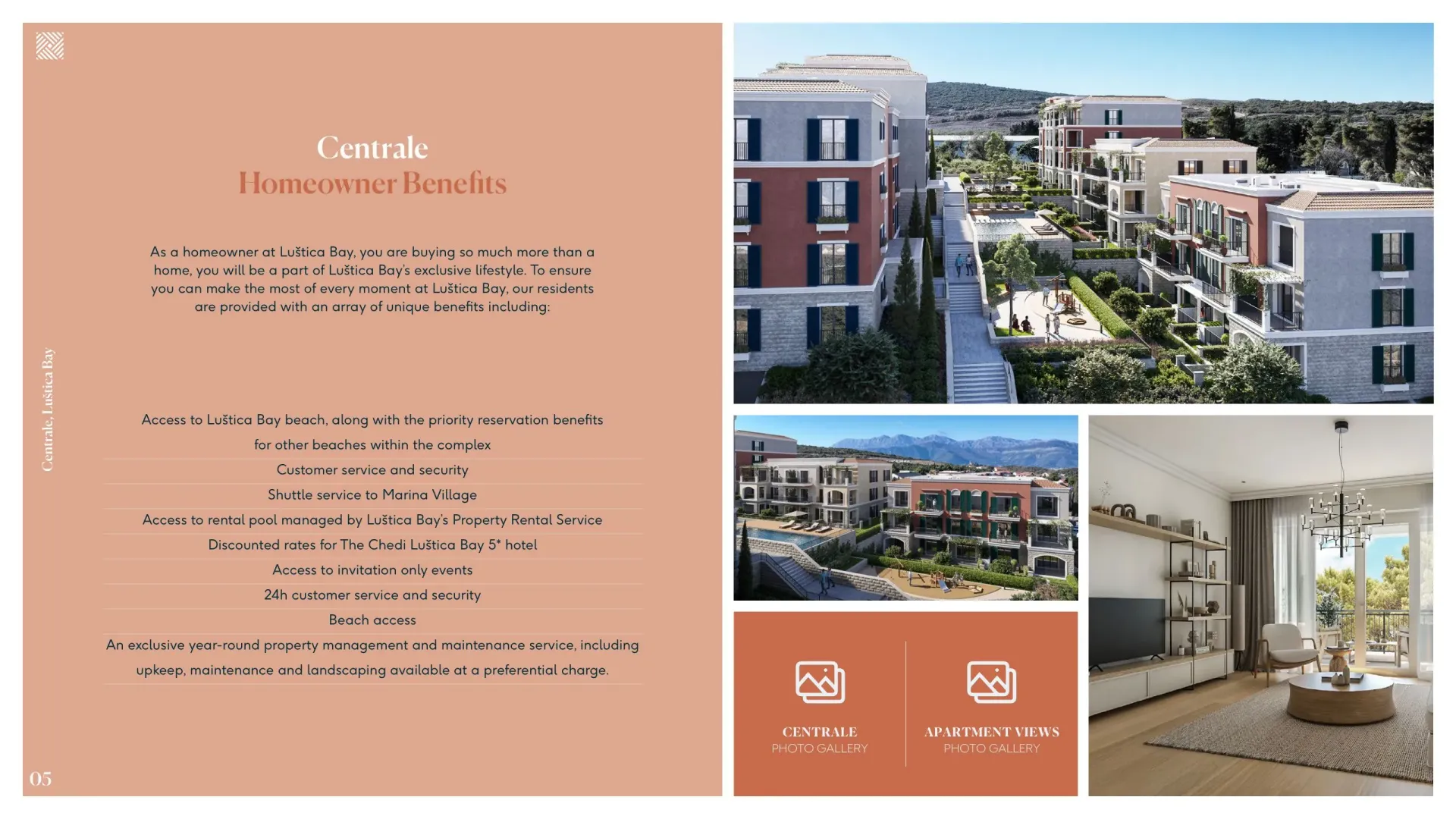 Prodaja, dvosoban stan, 83m², Luštica Bay, Tivat