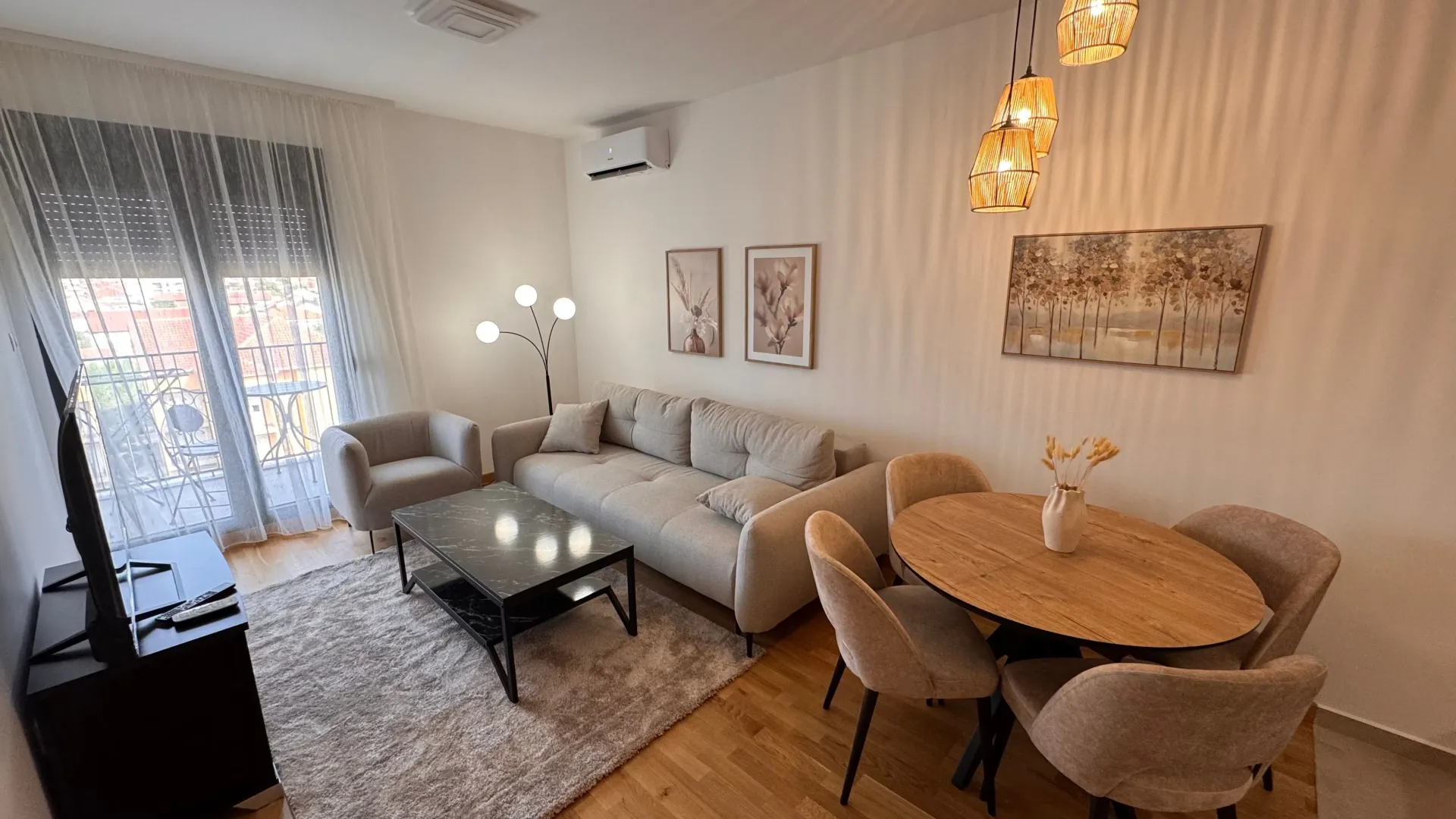 Rent, one bedroom apartment, 39m², Tološi, Podgorica