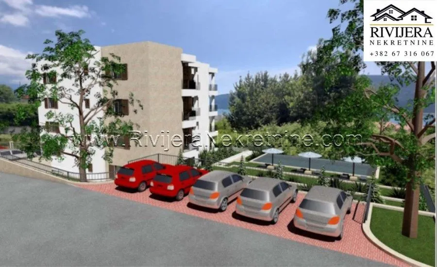 Prodaja, jednosoban stan, 46m², Đenovići, Herceg Novi