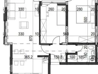 Sale, two bedroom apartment, 65m², Radanovići, Kotor - image 3