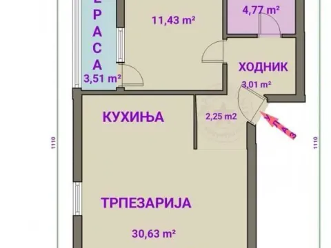 Prodaja, dvosoban stan, 56m², Altina, Beograd - image 9