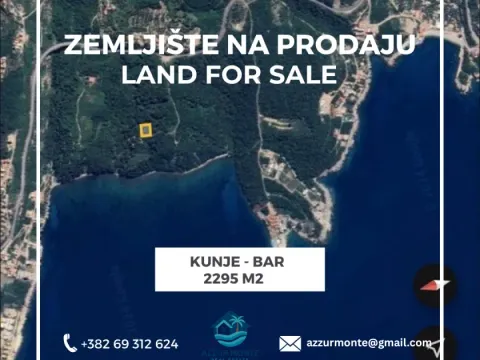 Prodaja, plac, 2295m², Utjeha, Bar - image 1