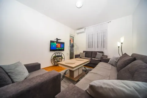 Dnevna soba sa garniturom za sjedenje, stočićem i televizorom. - image 13
