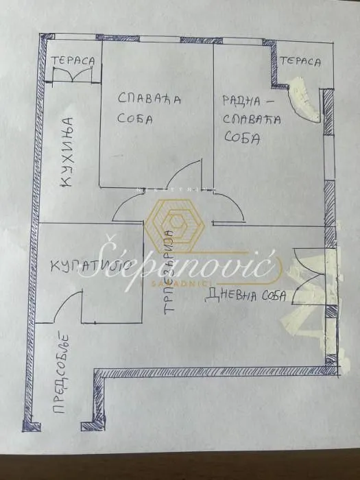 Prodaja, trosoban stan, 67m², Centar, Novi Sad