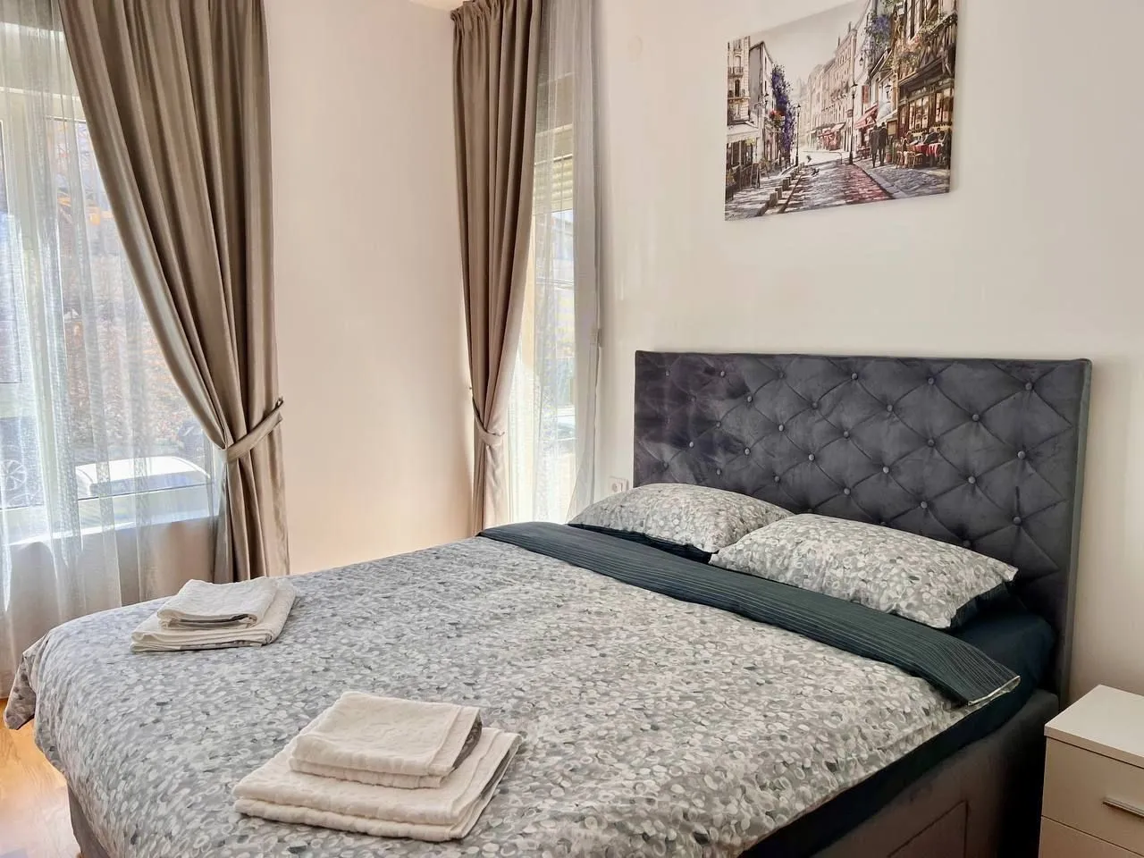 Rent, two bedroom apartment, 65m², Bečići, Budva