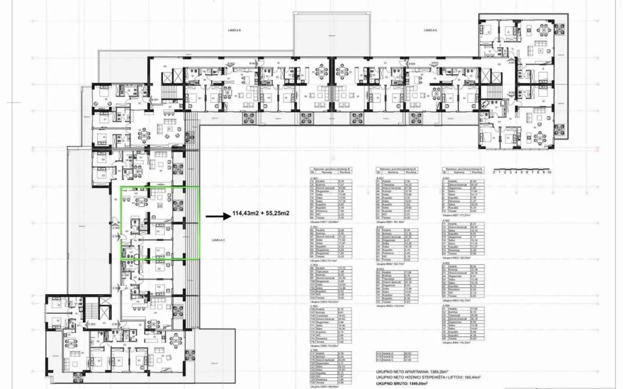 Sale, two bedroom apartment, 169m², Budva, Crna Gora