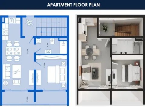 Prodaja, jednosoban stan, 56m², Tivat, Crna Gora - image 3