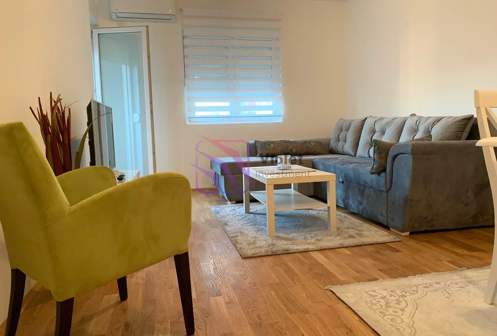 Rent, one bedroom apartment, 49m², Stari Aerodrom, Podgorica