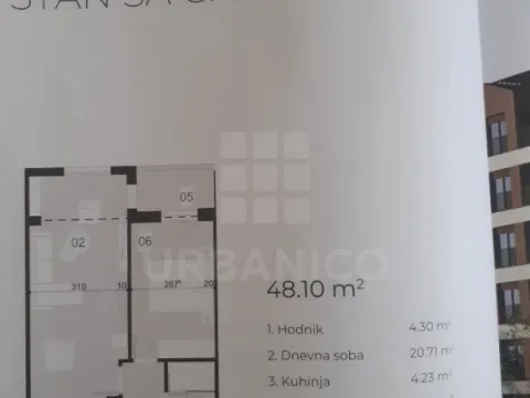 Sale, one bedroom apartment, 48m², Cetinje, Crna Gora - image 6