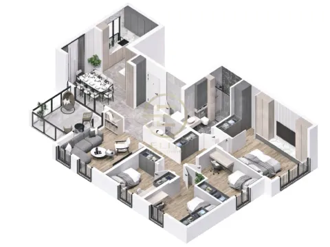 Prodaja, stan, 142m², Bulevar patrijarha Pavla, Novi Sad Sve Podlokacije - image 4