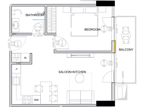 Prodaja, jednosoban stan, 46m², Bar, Crna Gora - image 13