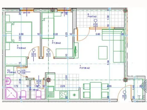Prodaja, dvosoban stan, 53m², Central Point, Podgorica - image 6