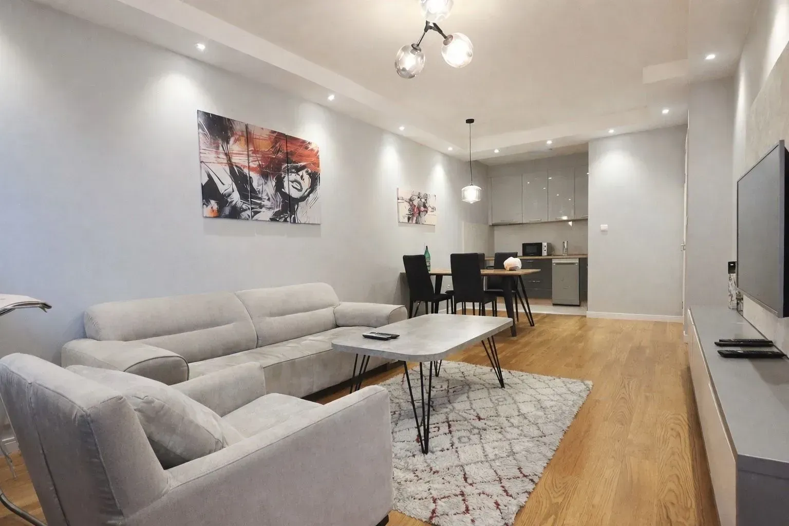 Rent, one bedroom apartment, 50m², Central Point, Podgorica