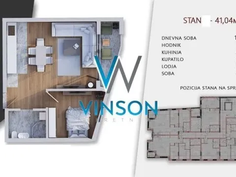 Prodaja, jednosoban stan, 41m², Telep, Novi Sad Sve Podlokacije - image 3