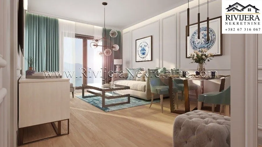 Sale, one bedroom apartment, 53m², Risan, Kotor