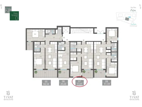 Sale, one bedroom apartment, 53m², Centar, Tivat - image 6