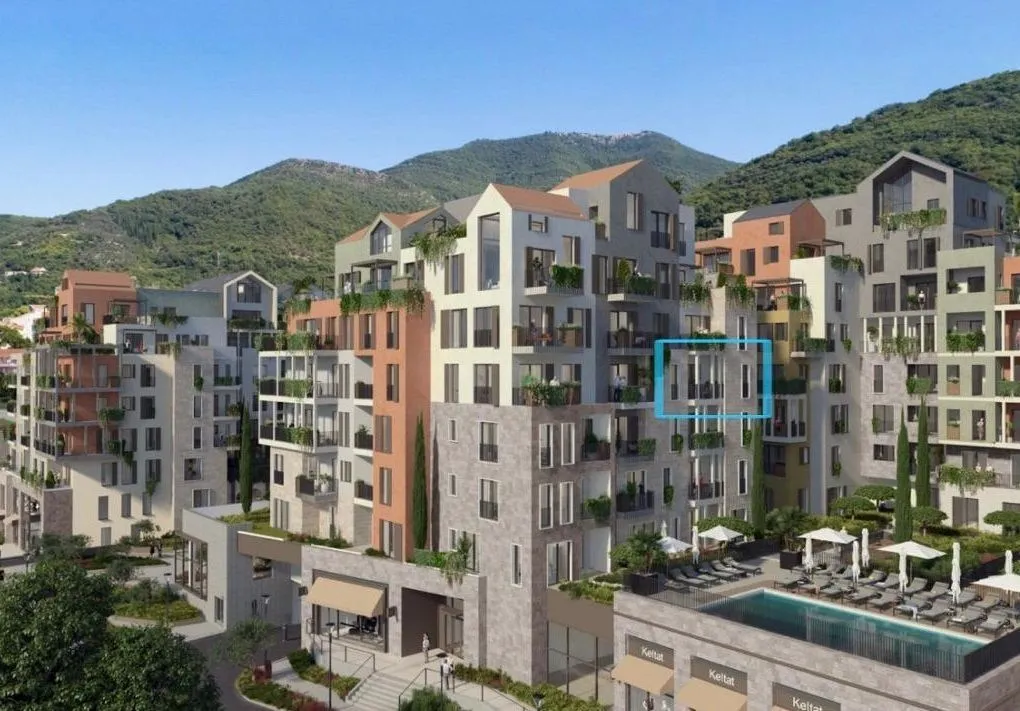 Prodaja, jednosoban stan, 64m², Tivat, Crna Gora