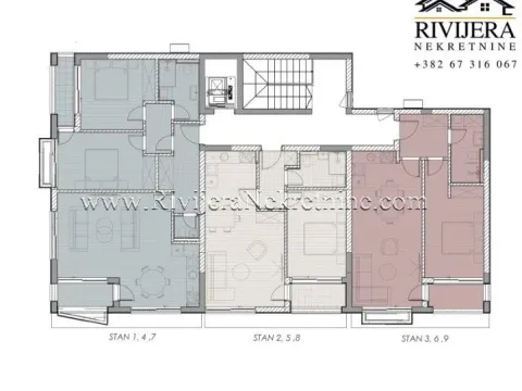 Sale, one bedroom apartment, 49m², Kava, Tivat - image 9