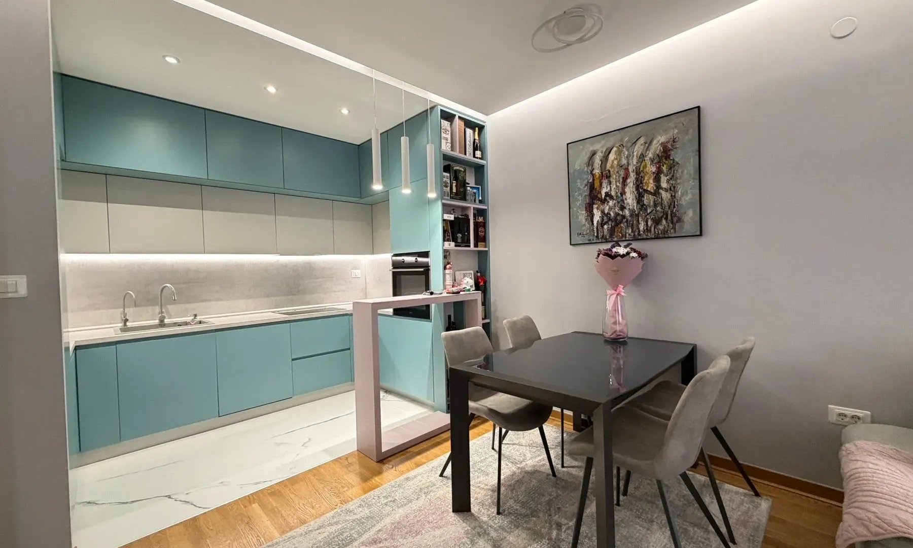 Sale, two bedroom apartment, 64m², City Kej, Podgorica