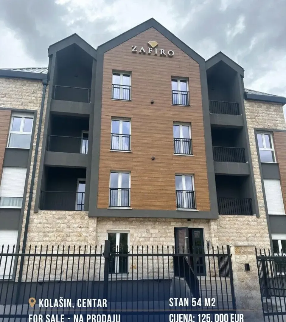 Prodaja, jednosoban stan, 54m², Centar, Kolašin