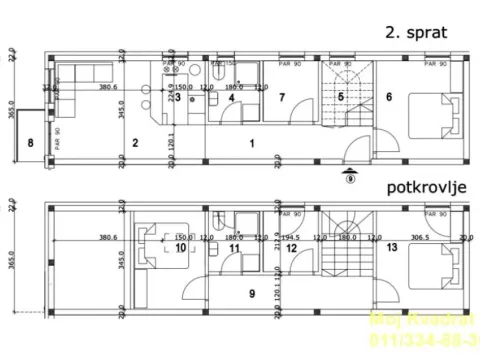 Prodaja, četvorosoban stan, 92m², Zemun Gornji Grad, Zemun Sve Podlokacije - image 11