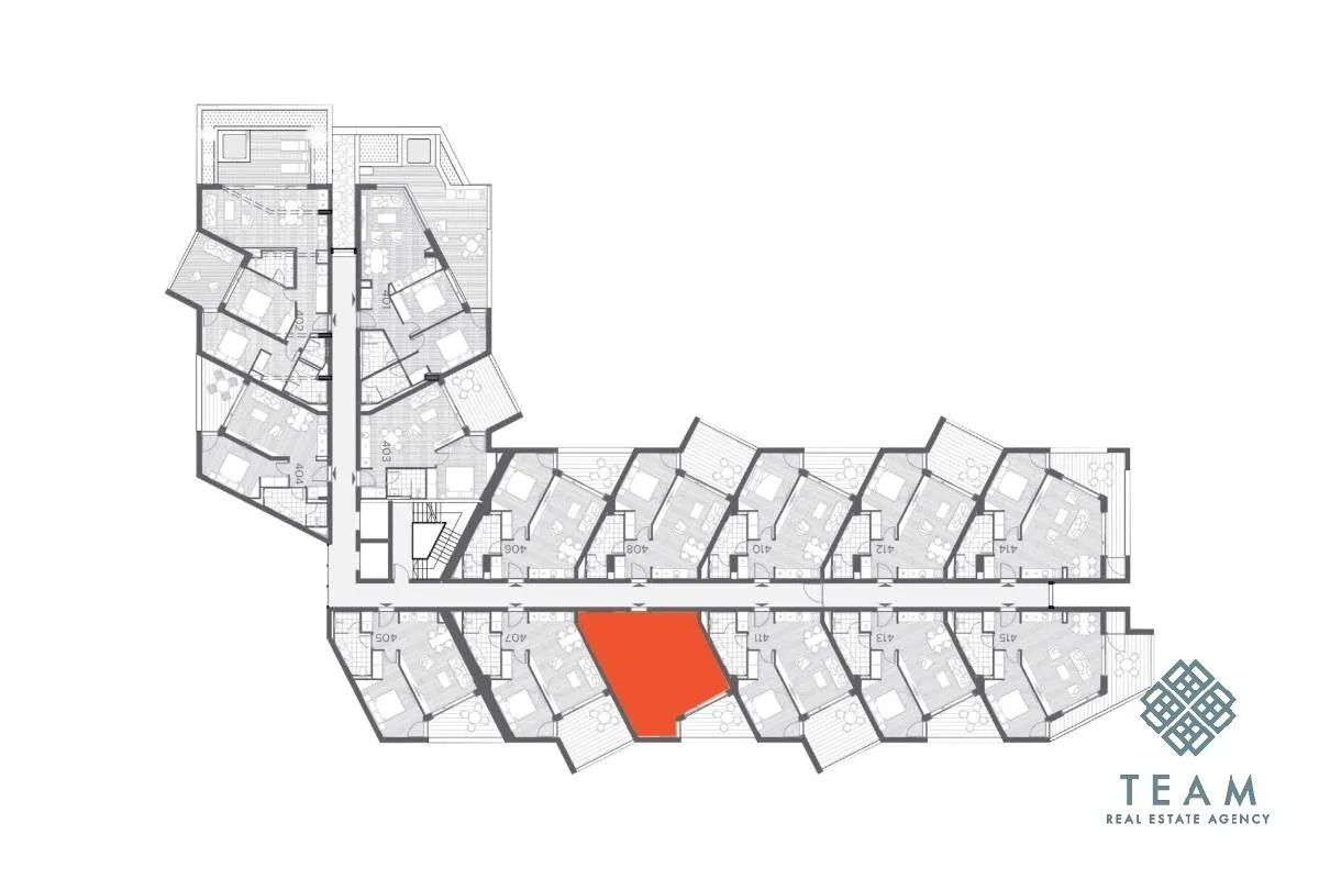 Sale, one bedroom apartment, 54m², Bečići, Budva