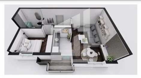 Prodaja, jednosoban stan, 43m², Tivat, Crna Gora