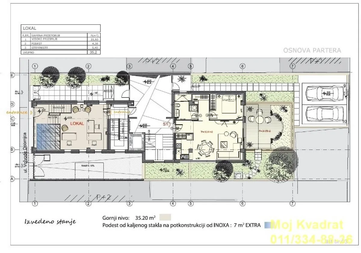 Sale, office space, 99m², Botanička Bašta, Palilula Sve Podlokacije