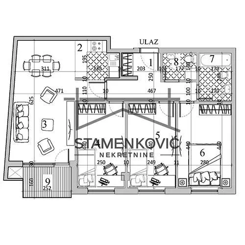 Prodaja, jednosoban stan, 79m², Podbara, Novi Sad Sve Podlokacije