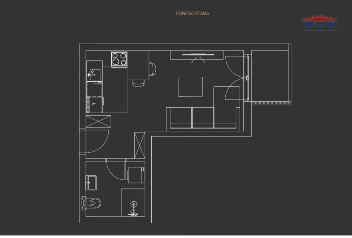 Prodaja, garsonjera, 27m², Telep, Novi Sad Sve Podlokacije