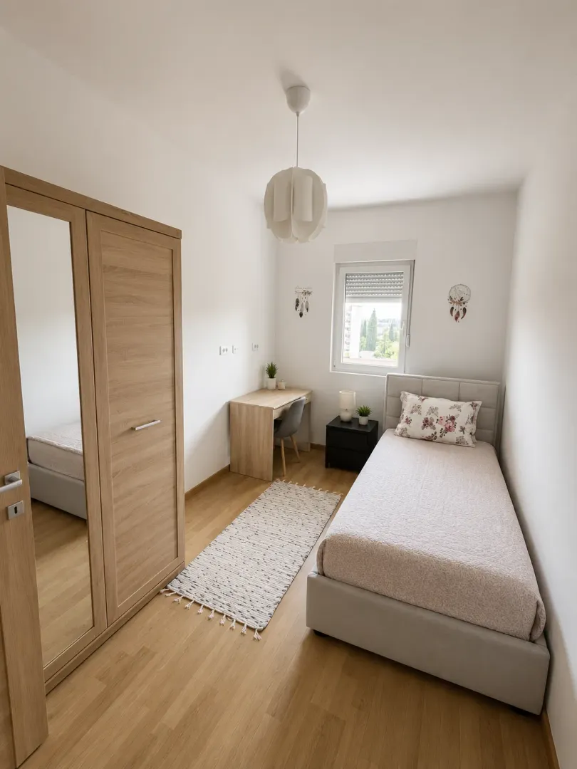 Izdavanje, dvosoban stan, 66m², Pobrežje, Podgorica