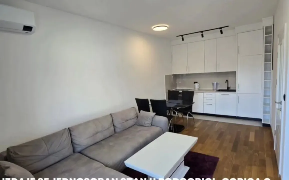 Izdavanje, jednosoban stan, 49m², Gorica C, Podgorica