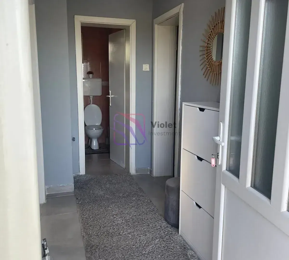 Rent, one bedroom apartment, 60m², Malo Brdo, Podgorica