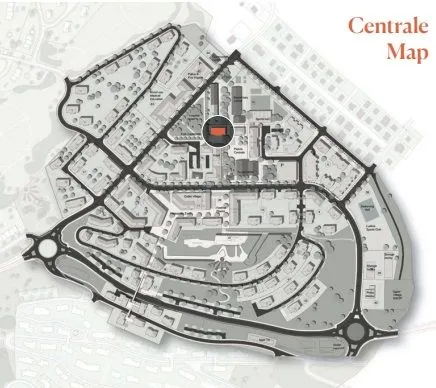 Plan lokacije sa prikazom naselja i infrastrukture.