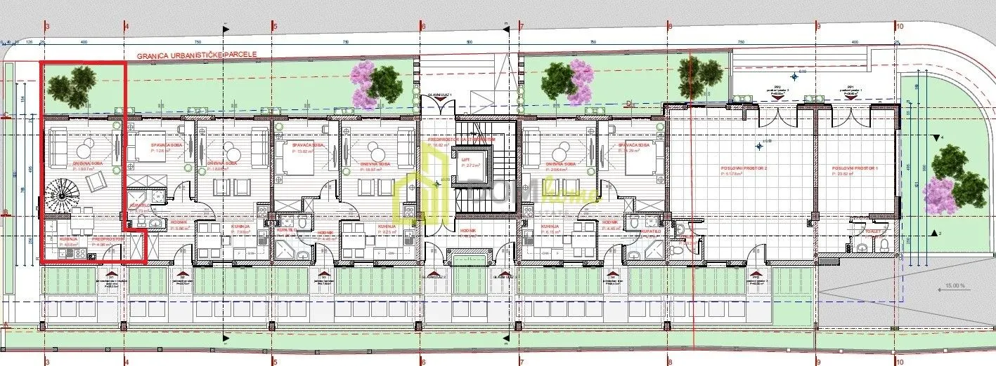 Prodaja, jednosoban stan, 59m², Momišići, Podgorica