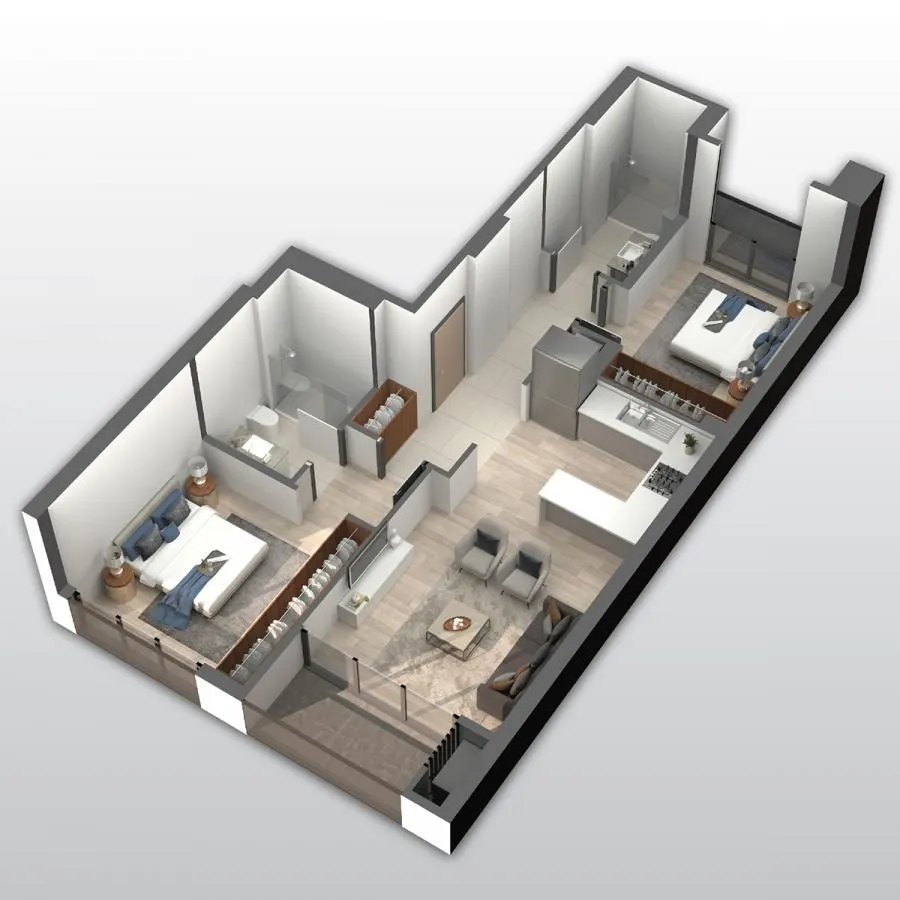 Sale, two bedroom apartment, 71m², Bar, Crna Gora