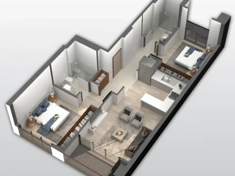 Prodaja, dvosoban stan, 71m², Bar, Crna Gora - image 3