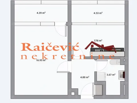 Prodaja, jednosoban stan, 41m², Novi Beograd Sve Podlokacije, Beograd - image 3