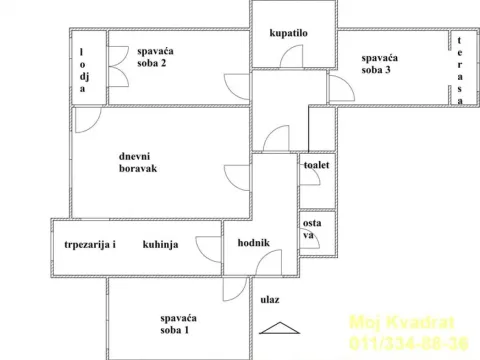 Sale, four bedroom apartment, 105m², Savski Venac, Beograd - image 17