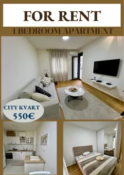 Rent, one bedroom apartment, 47m², New City, Podgorica - image 1