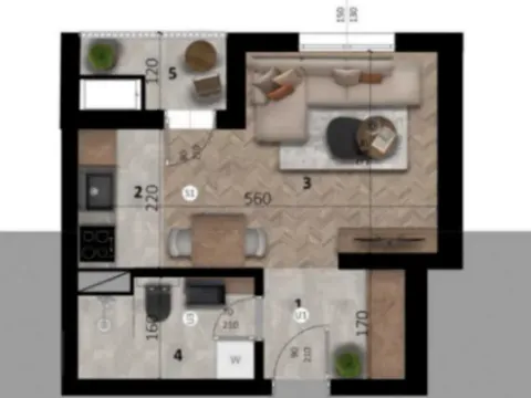 Prodaja, garsonjera, 26m², Bar, Crna Gora - image 4